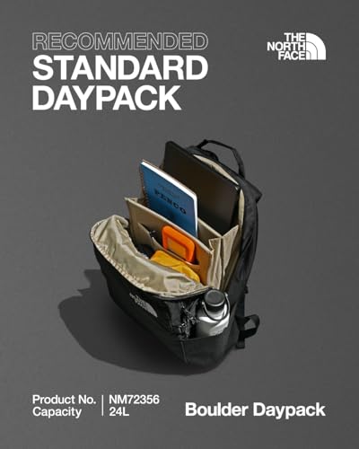 The North Face NM72356 Boulder Daypack, Unisex, Black, Free